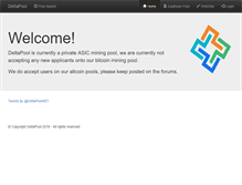 Tablet Screenshot of deltapool.net